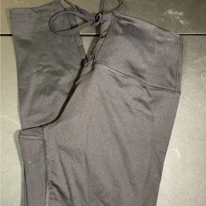 victorias secret pink ultimate black legging sz L new without tag